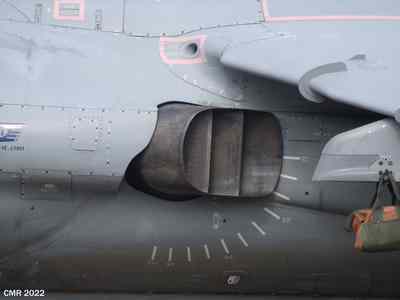 Sea Harrier exhaust